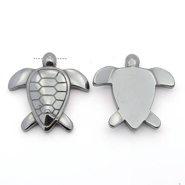 Non-magnetic Synthetic Hematite Pendants