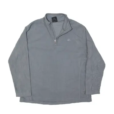 STARTER Fleece Grey 1/4 Zip Boys L