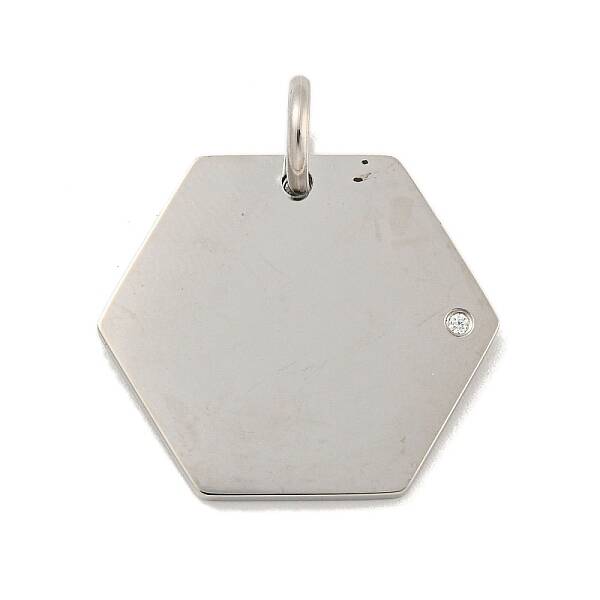 304 Stainless Steel Rhinestone Pendants