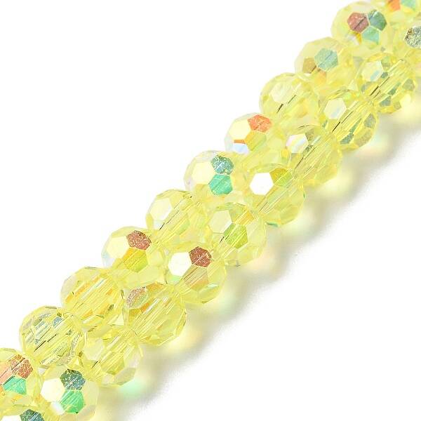 Electroplate Glass Beads Strands