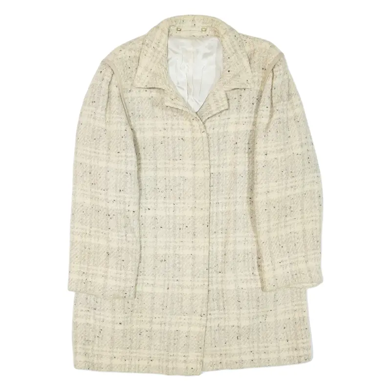 Womens Coat Beige Wool XL