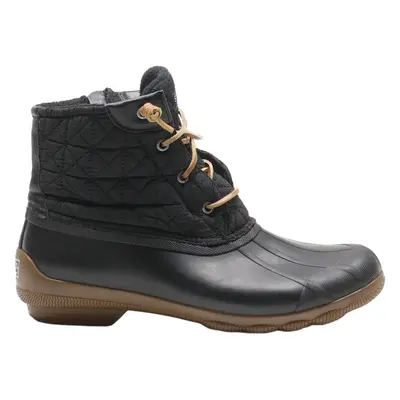 SPERRY Lace-Up Boots Black Synthetic Womens UK 7