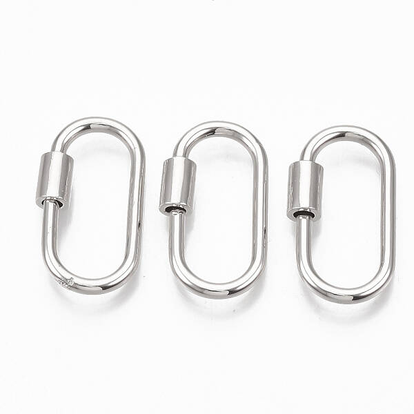 Brass Screw Carabiner Lock Charms