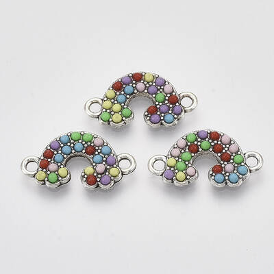 Antique Silver Tone Alloy Links connectors