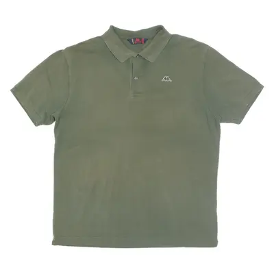 KAPPA Mens Polo Shirt Green XL