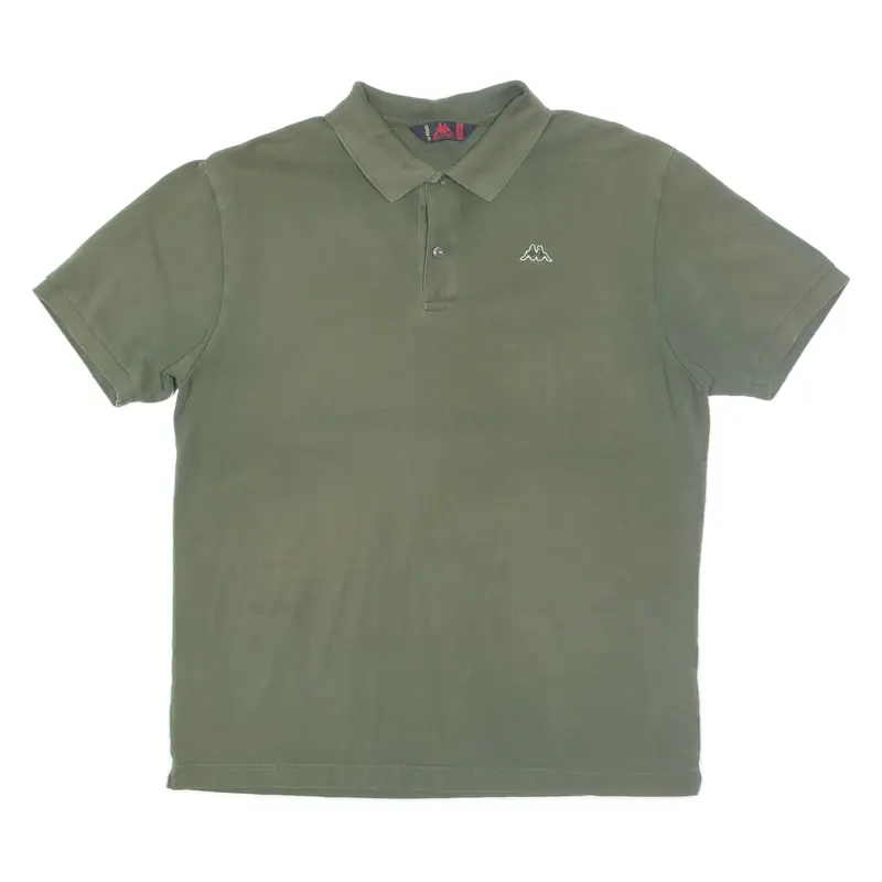 KAPPA Mens Polo Shirt Green XL