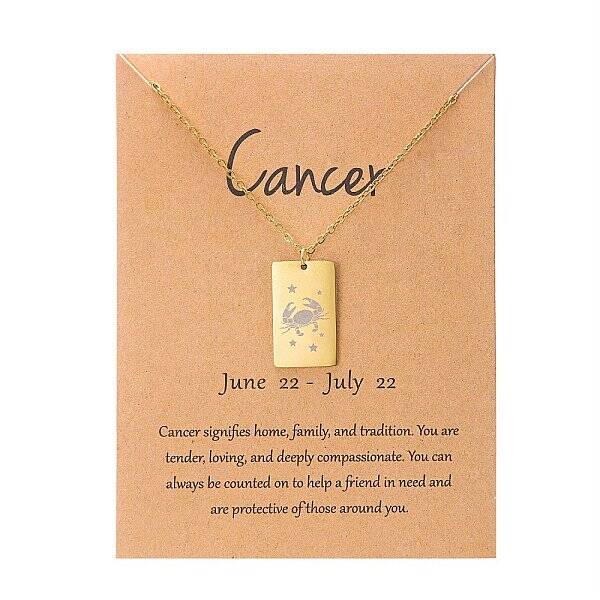 Twelve Constellations Pendants Necklaces