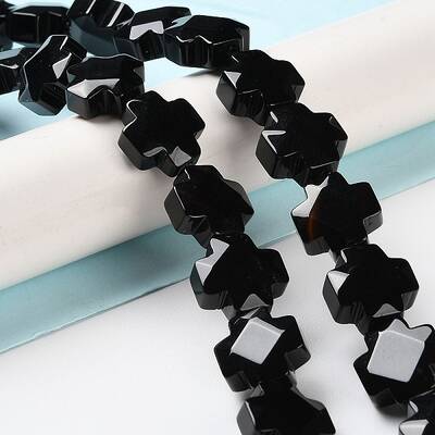 Natural Black Onyx Beads Strands