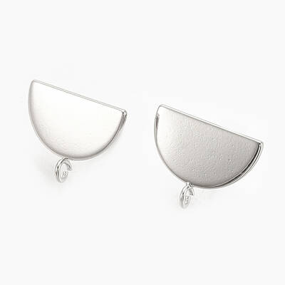 Brass Stud Earrings Findings