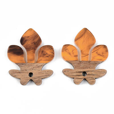 Resin & Walnut Wood Pendants