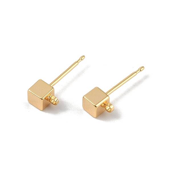 Brass Stud Earring Findings