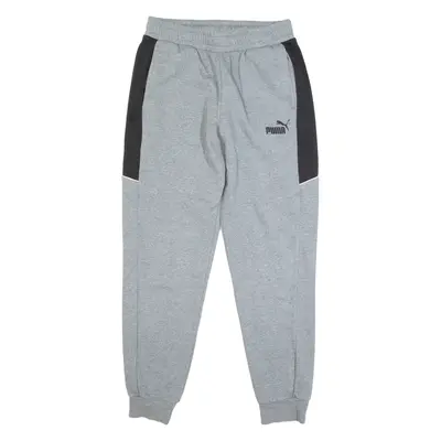 PUMA Mens Joggers Grey Tapered M W28 L28
