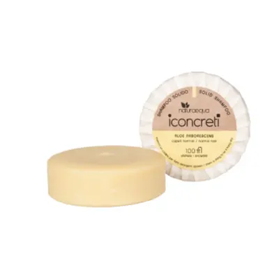 Naturaequa I Concreti Solid Shampoo with Aloe Arborescens, 80 g