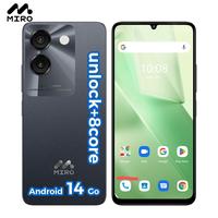 Miro phone A67 Unlock 8Core Android 14GO 6.75''HD Large Screen Smartphone with Expandable Storage 1TB