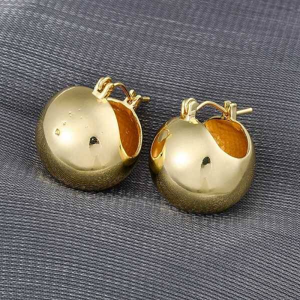 Brass Hoop Earrings