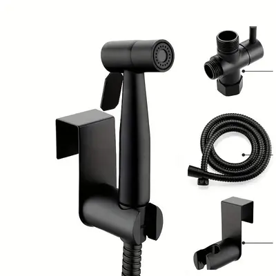 Handheld Bidet Sprayer for Toilet, 1 Set Adjustable Water Pressure Control Bidet Sprayer Kit, Bathroom Fixtures