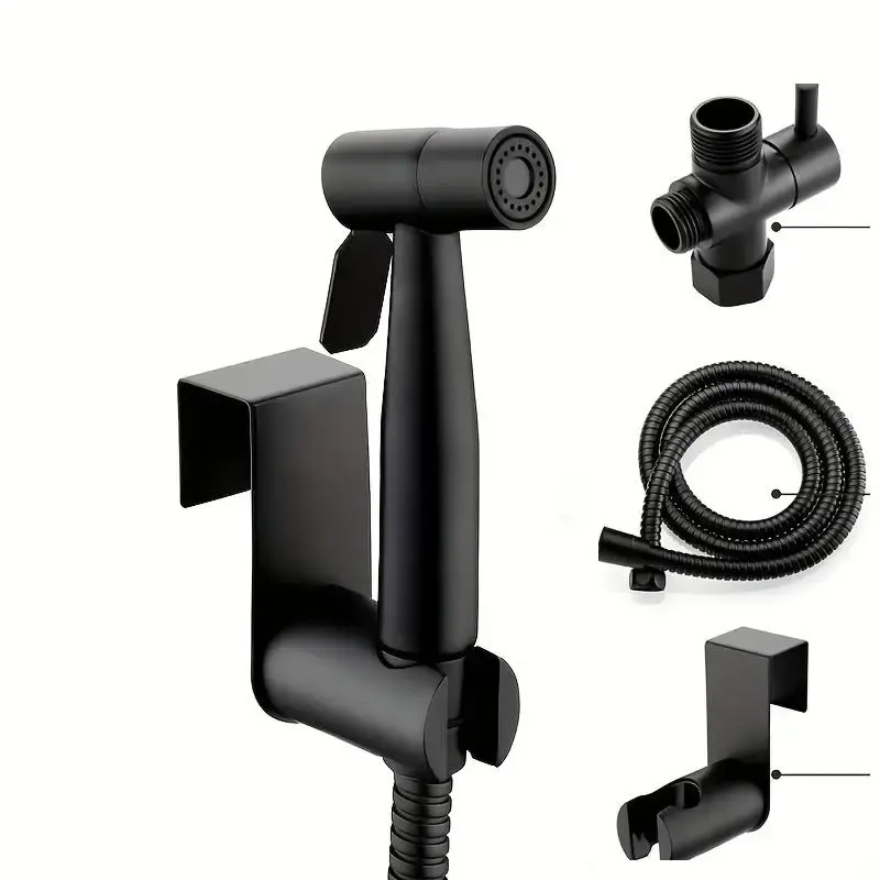 Handheld Bidet Sprayer for Toilet, 1 Set Adjustable Water Pressure Control Bidet Sprayer Kit, Bathroom Fixtures
