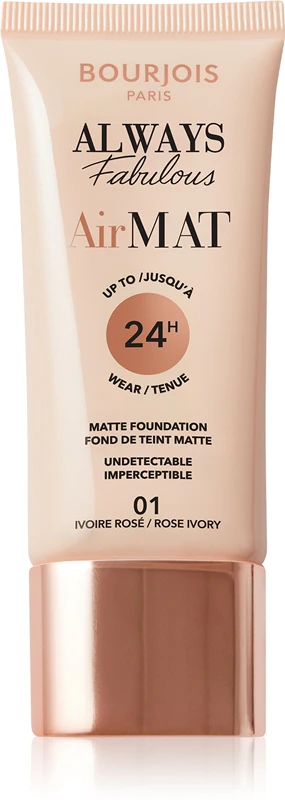 Bourjois Air Mat mattifying foundation color 01 Ivory pink 30 ml