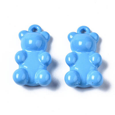 Spray Painted Alloy Pendants