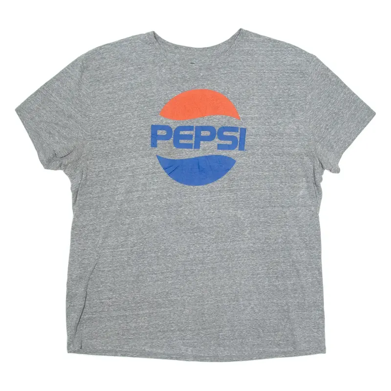 PEPSI Mens T-Shirt Grey 2XL