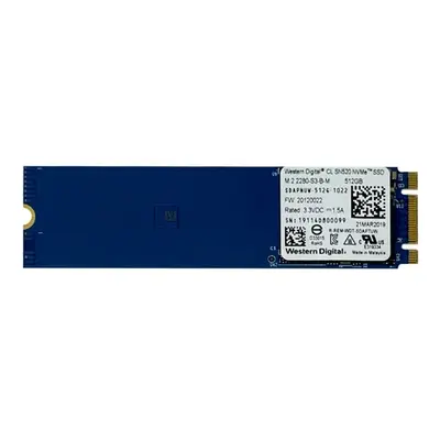 Western Digital SDAPNUW-512G-1022 | SN520 512GB Triple-Level Cell PCI Express NVMe 3.0 x2 M.2 2280 Solid State Drive