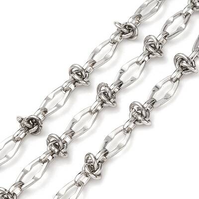 304 Stainless Steel knot with Oval Link Chains