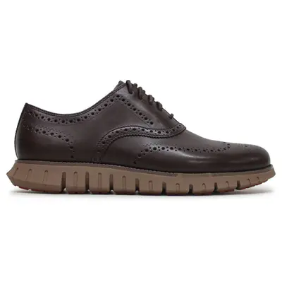 Cole Haan Zerogrand Remastered Wingtip Leather Men's Lace Up Shoes - Dark Chocolate Irish Coffee - Size:US 11.5 Men