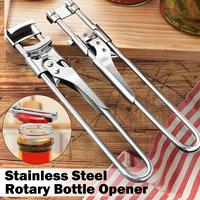 Jar Opener Multifunctional Adjustable Can Opener for Weak Hands, Stainless Steel Jar Lid Opener Bottle Opener Tool for Senior...