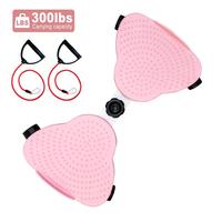 Slient double pedal double axis rebound belt pull rope rotary waist teisting machine fitness equipment waist twisting disc