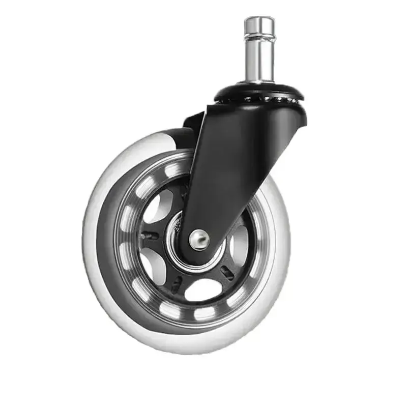 Smooth & Quiet Rolling Caster, Rollerblade Office Chair Wheel, Easy Installation Chair Wheels, Universal Furniture Hardware...