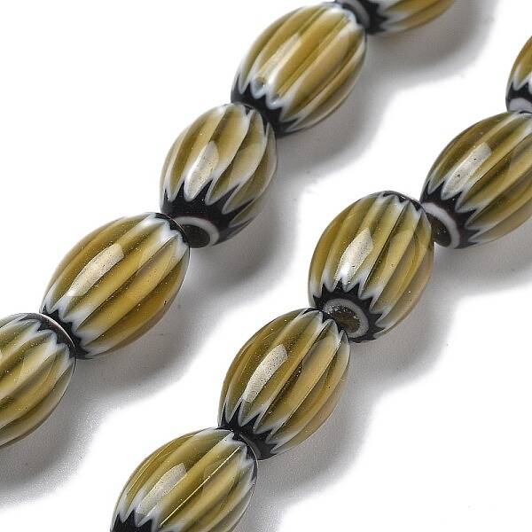 Handmade Millefiori Lampwork Beads Strands