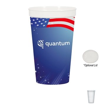 500 Custom 22 oz Full Color Big Game Stadium Cup - Recycled & USA ...
