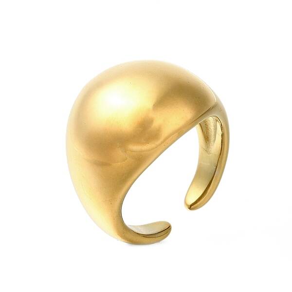304 Stainless Steel Open Cuff Rings for Women