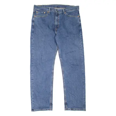 LEVI'S 505 Jeans Mens Blue Regular Straight W38 L32
