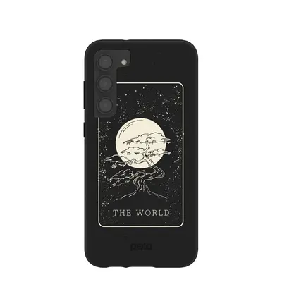 Black The World Samsung Galaxy S23+(Plus) Case