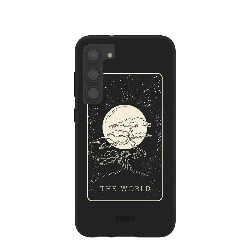 Black The World Samsung Galaxy S23+(Plus) Case