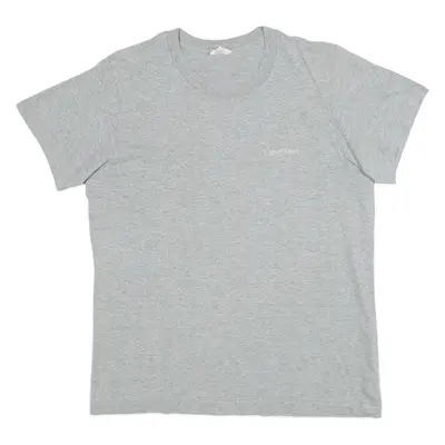 CALVIN KLEIN Mens T-Shirt Grey S
