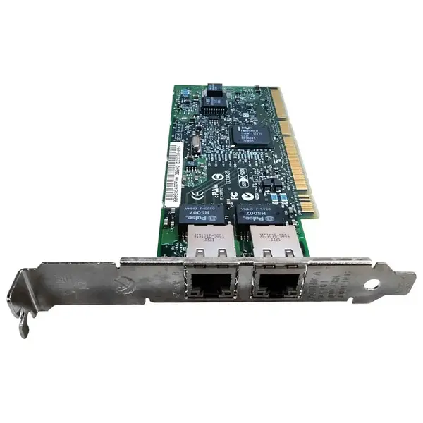 313586-001-R HP Dual-Ports RJ-45 1Gb/s 10Base-T/100Base-TX/1000Base-T Gigabit Ethernet PCI-X Server Network Adapter