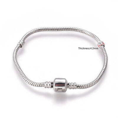 Brass European Style Bracelets Making