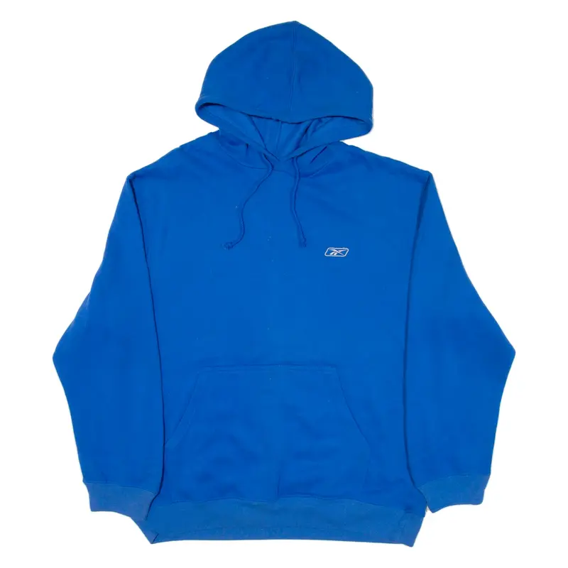 REEBOK Mens Blue Hoodie XL