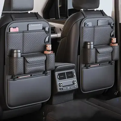 Car Seat Back Organizer, Seat Back Storage Bag, Universal Car Interior Accessories for Stowing & Tidying, Automotive, Car Ac...