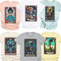 Relatable  Tarot Tees Tarot Skeleton Tees Tarot Nurse Top Tarot Reader Tshirt Skeleton Running T-Shirt Tarot Card The Teacher...