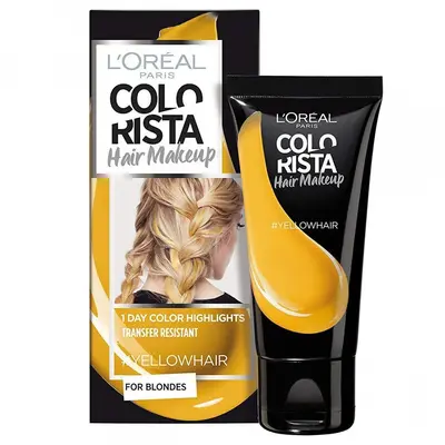 L'Oreal Paris, Colorista Makeup, Semi-Permanent Hair Dye, #yellow, 30 ml