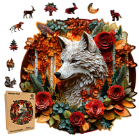 Wooden Puzzles,Sixcent Jigsaw Puzzles,Unique Shaped,Wooden Puzzle for Adults and Kids,Hoilday Gift,Family Game,Laser Cut, sub...