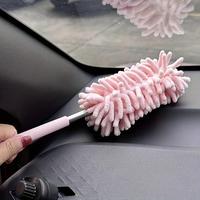 Mini Car Duster Brush, Extendable Microfiber Dusting Tool with Comfortable Handle for Home and Auto Interior Cleaning, Autom...