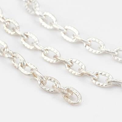 Iron Textured Cable Chains