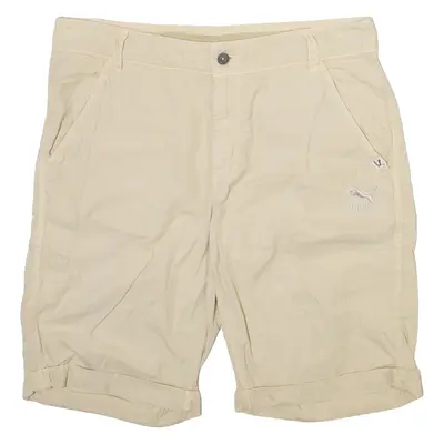 PUMA Mens Casual Shorts Cream M W32
