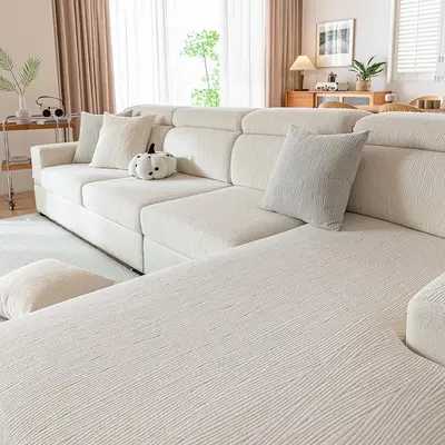 Solid Color Soft Sofa Protector, 1 Count Non-slip Sofa Slipcover, Waterproof Sofa Cover, Dustproof Sofa Protector, Sofa Prote...