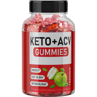 Keto ACV Gummies Advanced, with Apple Cider Keto Supplements, Gluten-Free, Made in USA Fitness Dietary Vitamin for Men & Wome...
