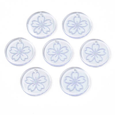 Transparent Resin Pendants